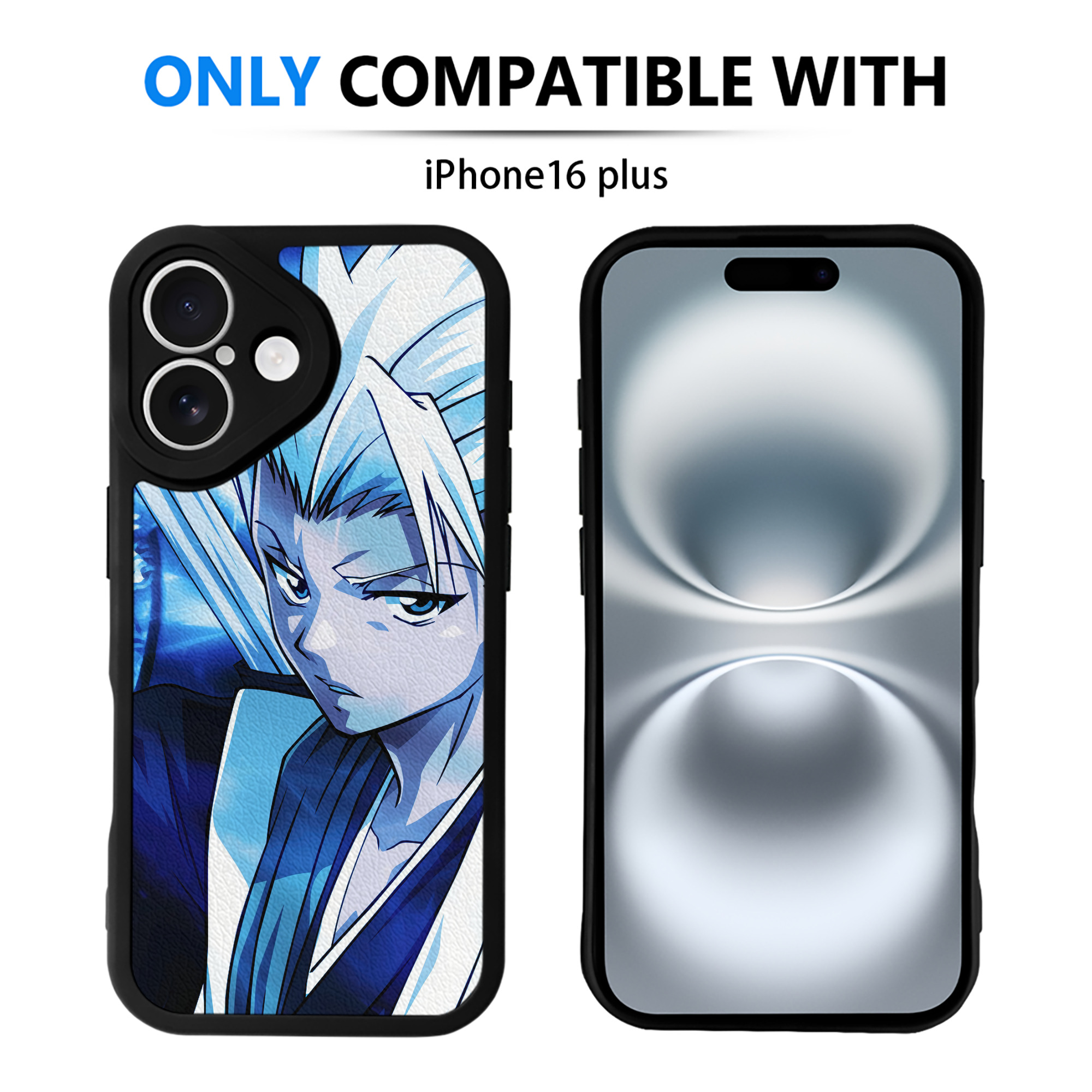 （画像用） ブリーチ BLEACH 【iPhone 16シリーズ対応】シリコンスマホケース（レザー調） 材質：シリコン